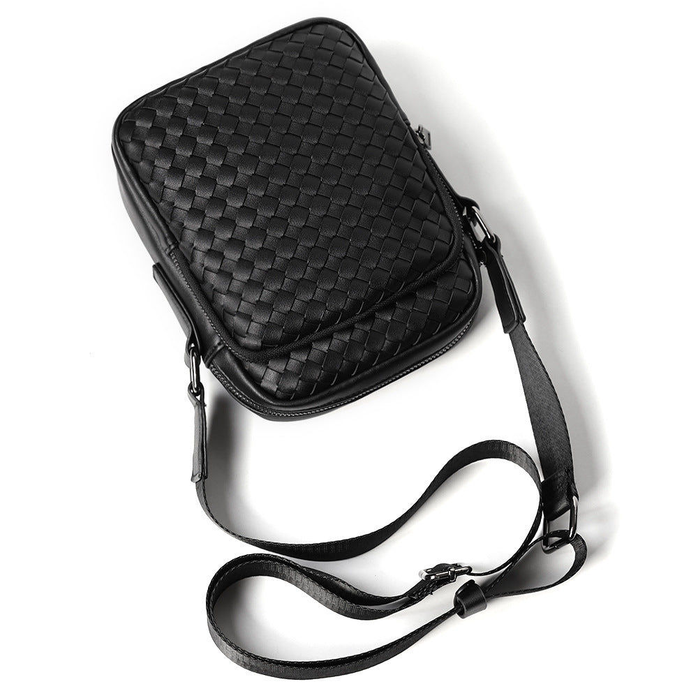 Practical Crossbody Bag with Woven Design Stornfield