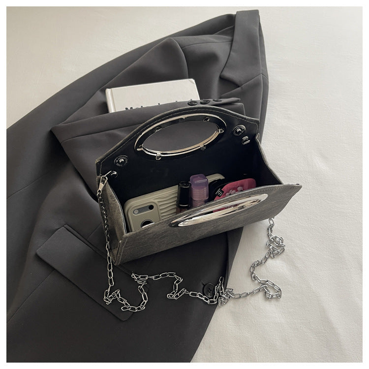 Fashionable Denim Clutch