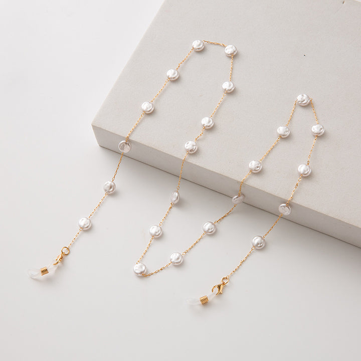 Pearl-Accented Eyewear Chain Stornfield