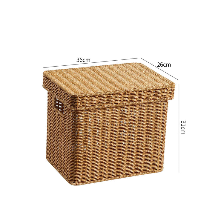 Handwoven Decorative Storage Chest Stornfield