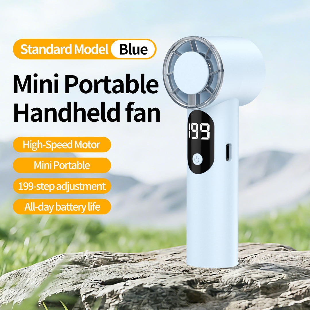 Unisex High-Performance Rechargeable Handheld Fan Stornfield