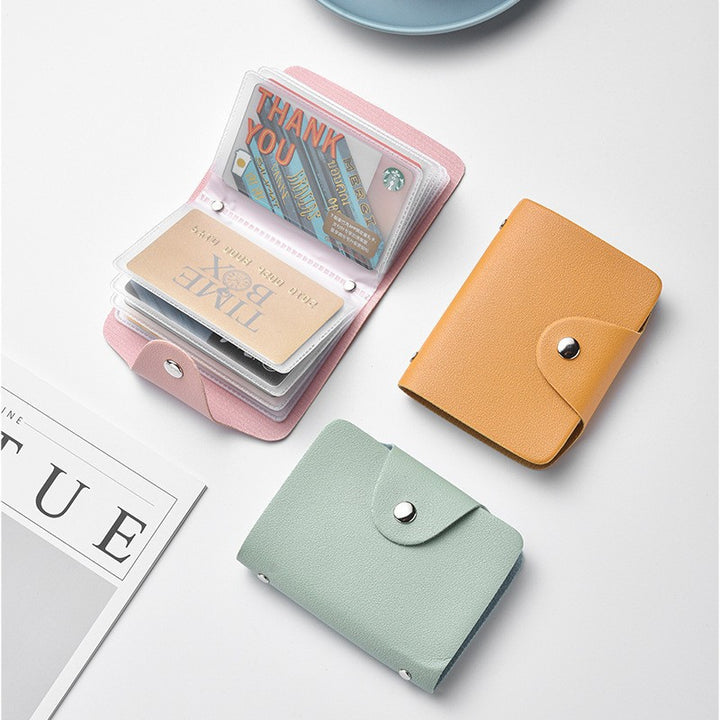 Compact Leather Cardholder Wallet Stornfield