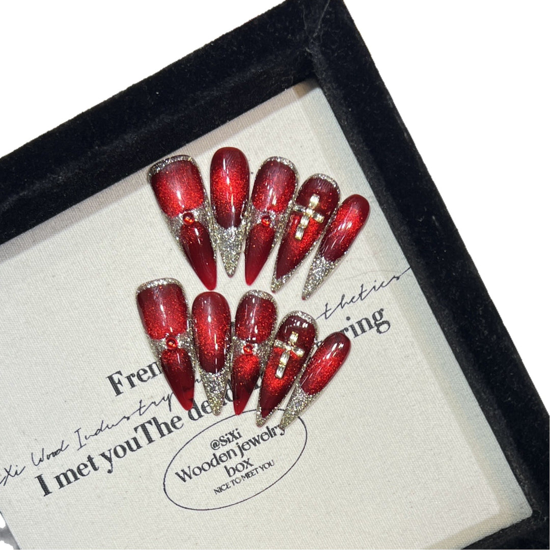 Glamorous Stiletto Press-On Nail Set
