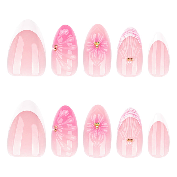 Outstanding nail art with luxurious flower and shell designs Stornfield