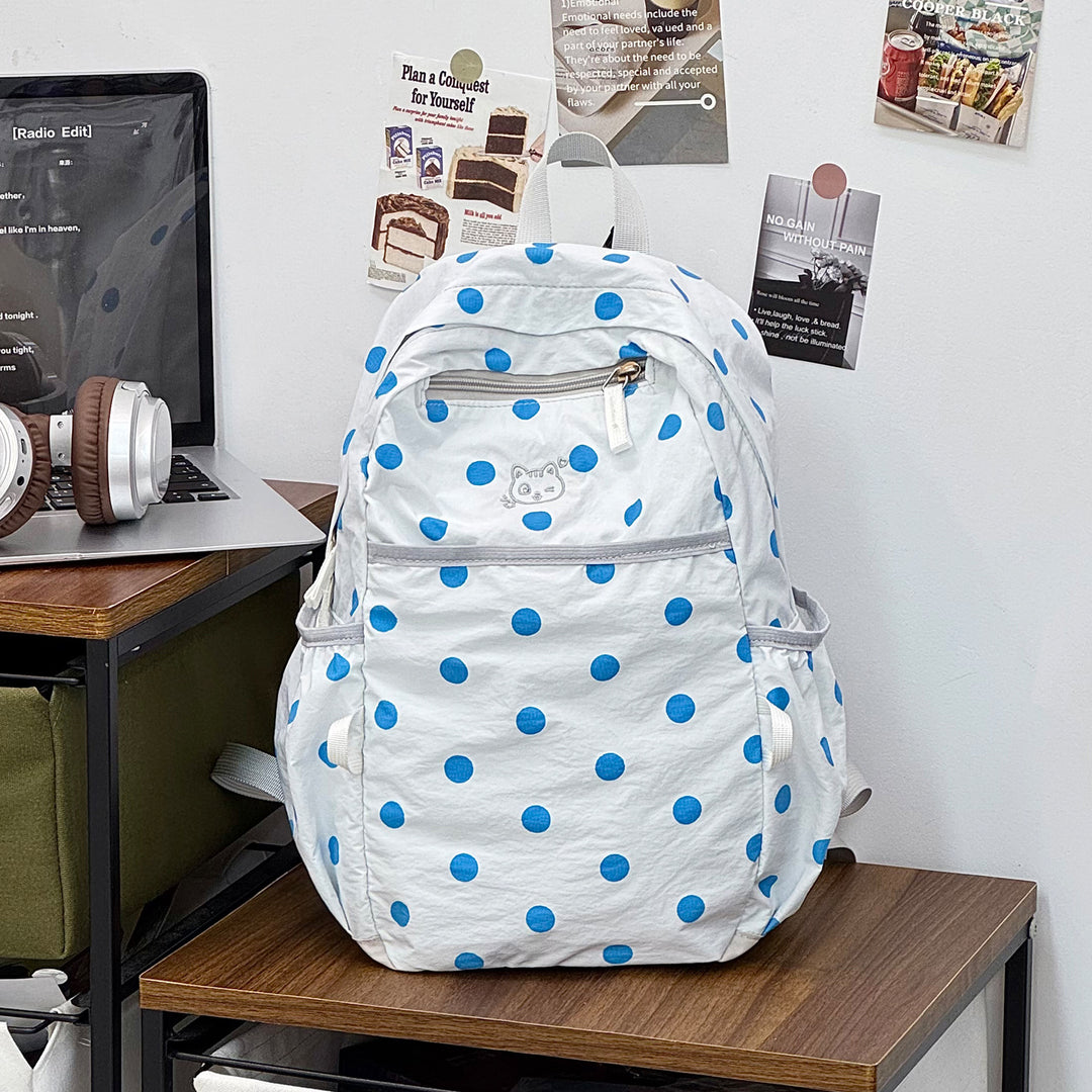 Stylish Polka Dot Casual Backpack Stornfield 1791205343