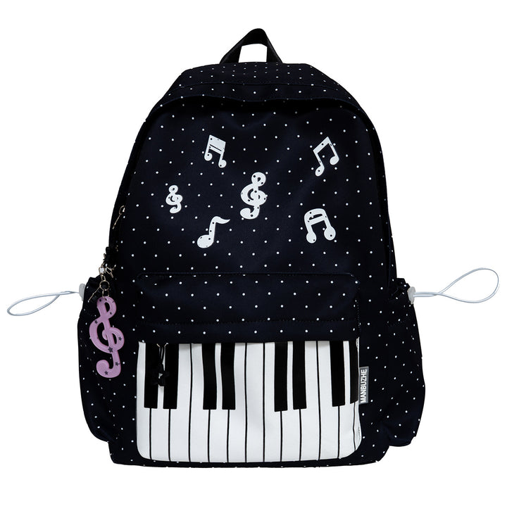 Musical-Themed Casual School Backpack Stornfield