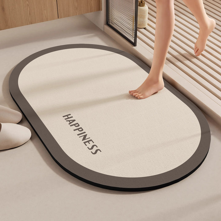 Elegant Oval Decorative Area Mat