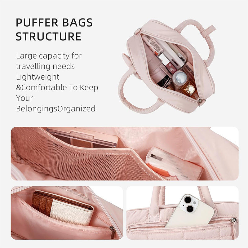 Padded handbag with stylish bow detail Stornfield
