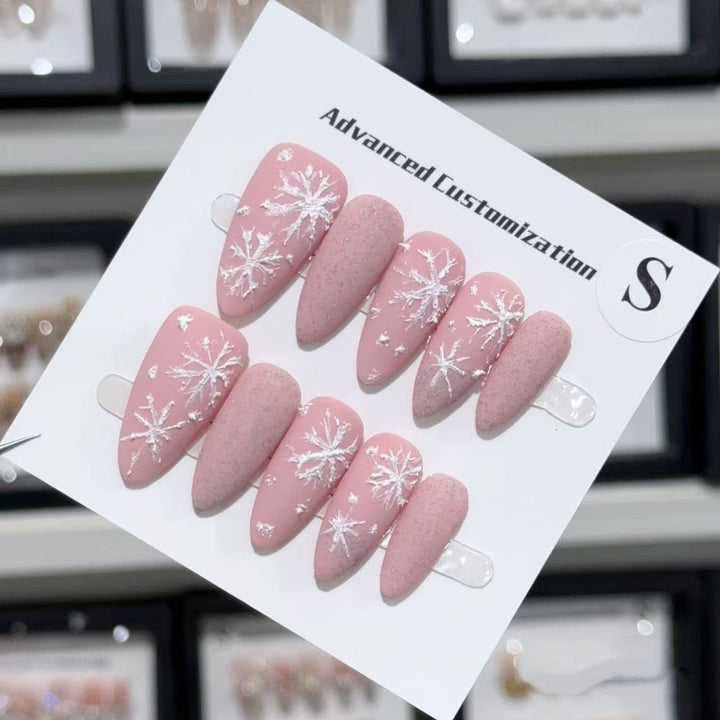 Decorative Holiday-Themed Press-On Nail Set
