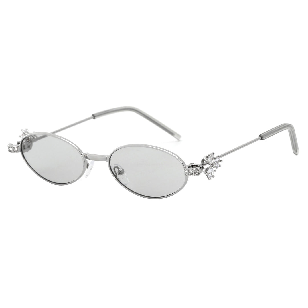 Women's Designer Sunglasses with elegant, mirrored frame and stylish embellishments Stornfield