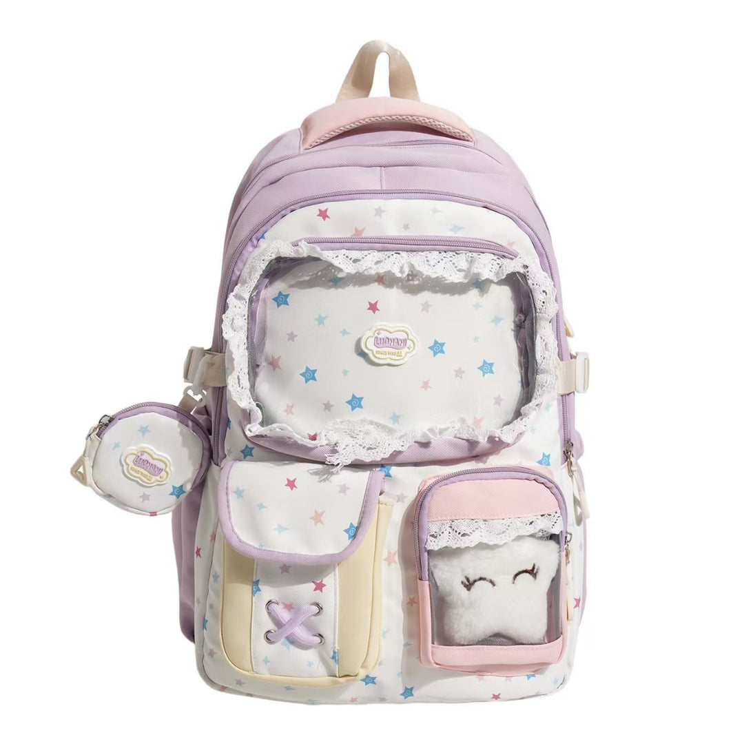 Transparent Front Multi-Compartt Backpack Stornfield