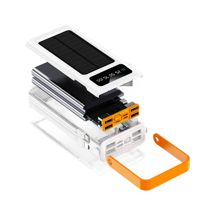 Portable Solar Power Bank with Multifunctional Charging Indicator Stornfield