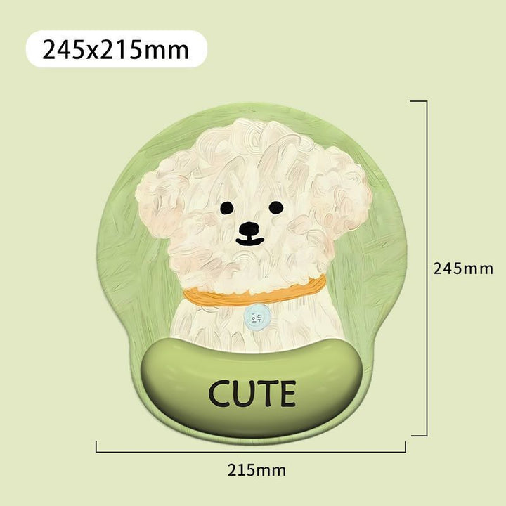 Cute Dog-Themed Desk Mat