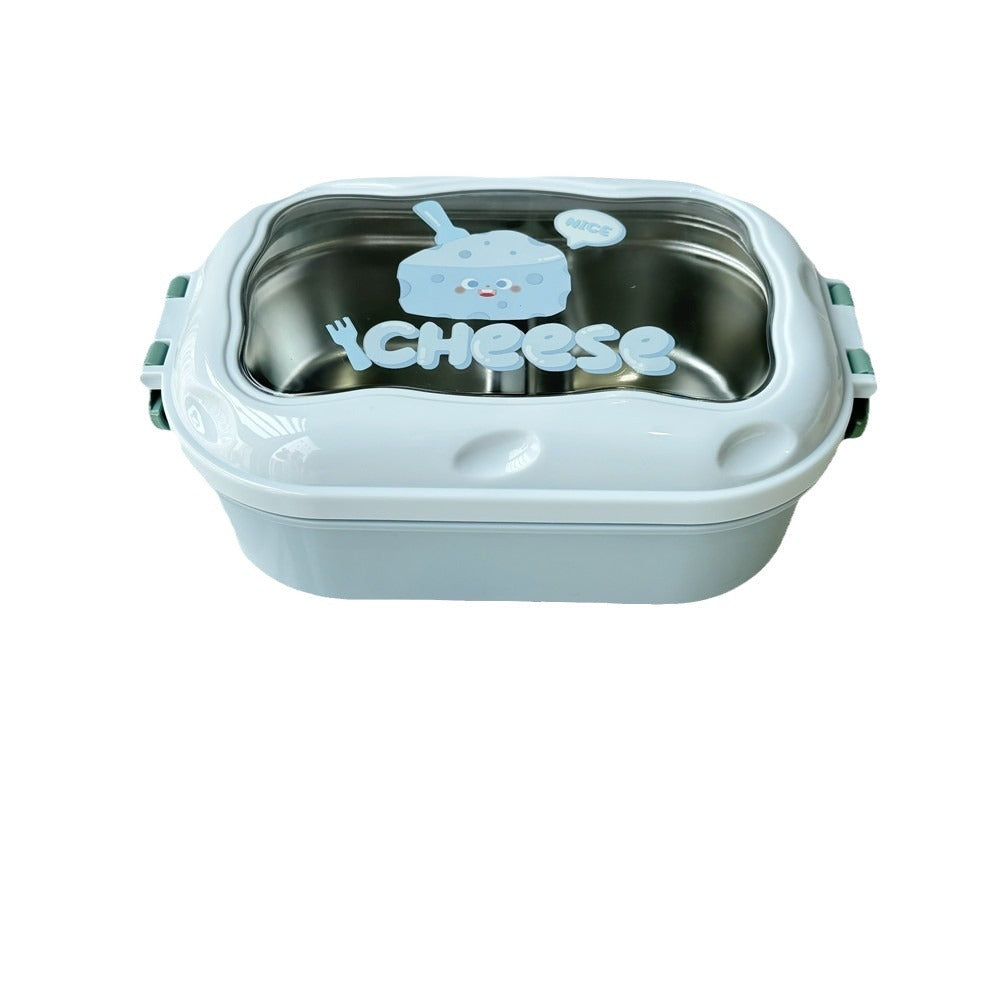 Cute Cartoon-Themed Lunch Box with Dividers