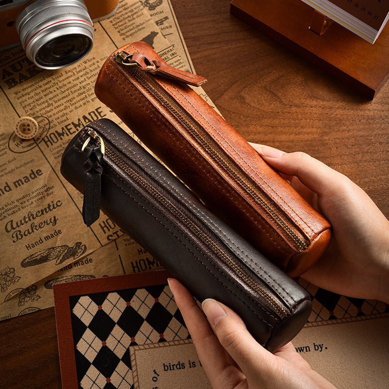 Stylish Leather Pencil Case