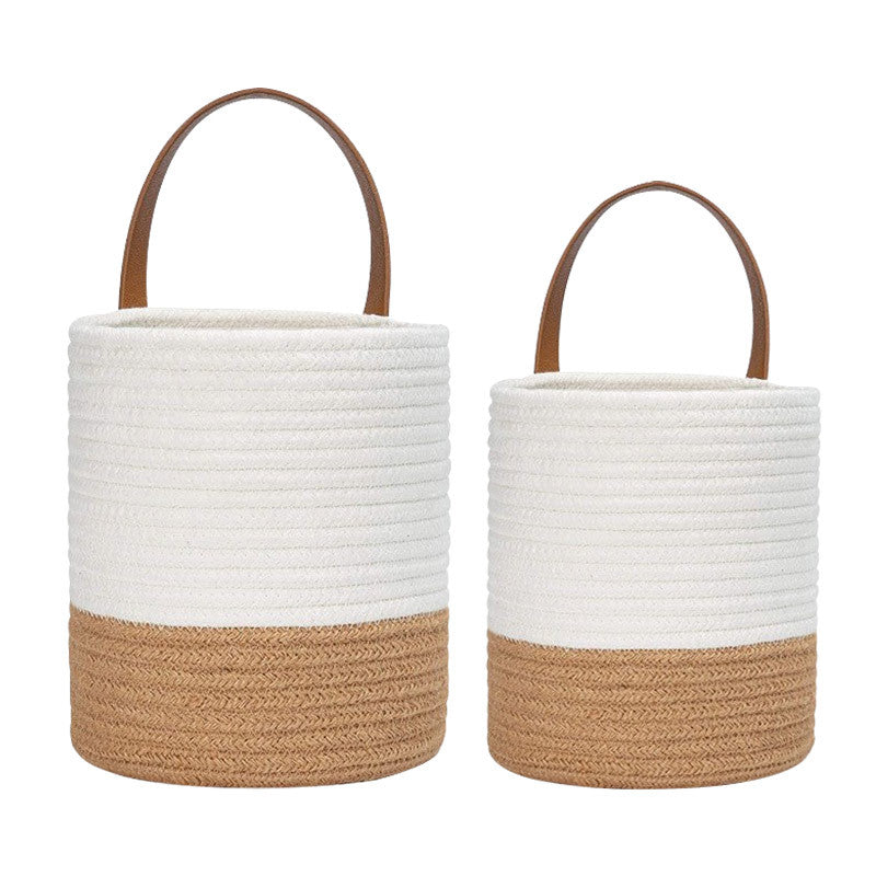 Ladies stylish storage baskets made of cotton Stornfield