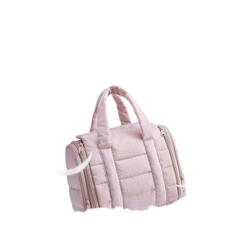 Cosmetic Organizer Bag with Removable Hook and Transparent Compartments Stornfield