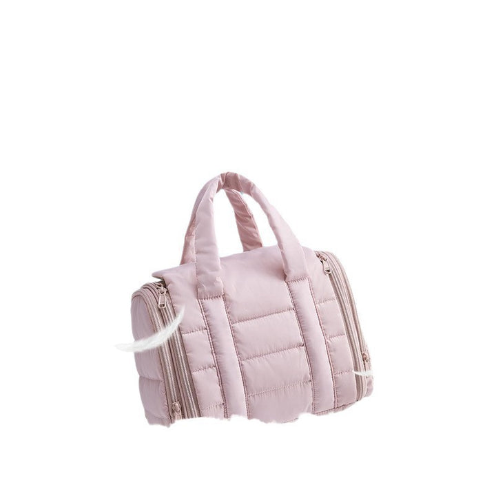 Cosmetic Organizer Bag with Removable Hook and Transparent Compartments Stornfield