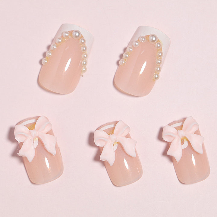 Elegant Decorative Press-On Nail Set Stornfield
