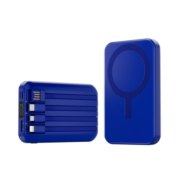 Portable power bank with integrated cable speaker and fast charging function Stornfield