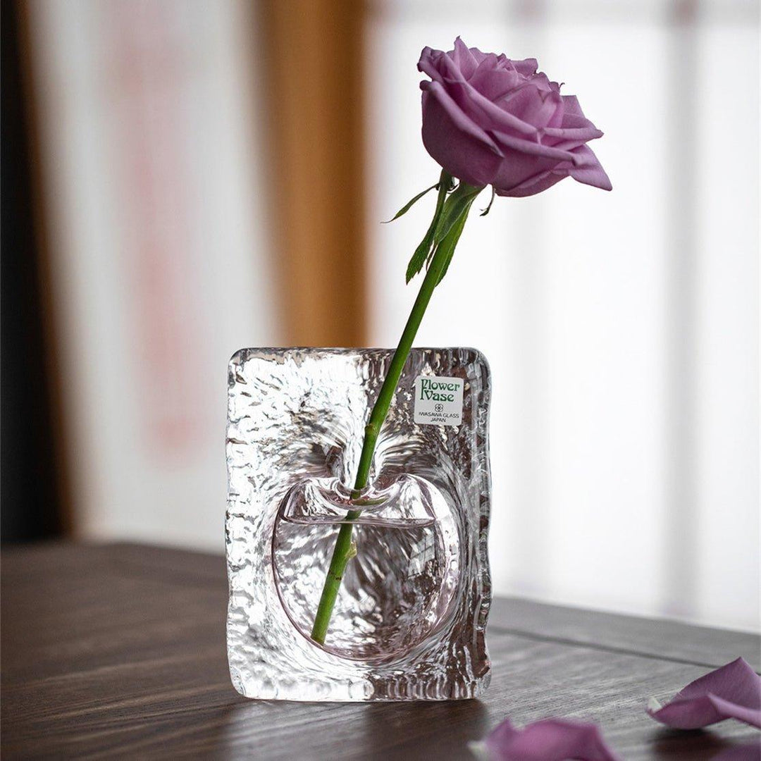 Japanese Iwasawa Handcrafted Ocean Heart Glass Vases | Stornfield