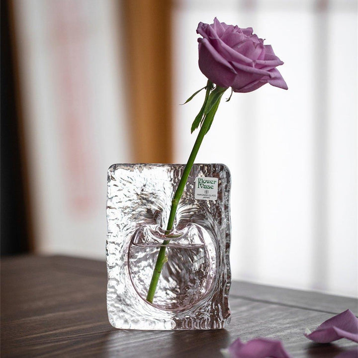 Japanese Iwasawa Handcrafted Ocean Heart Glass Vases | Stornfield