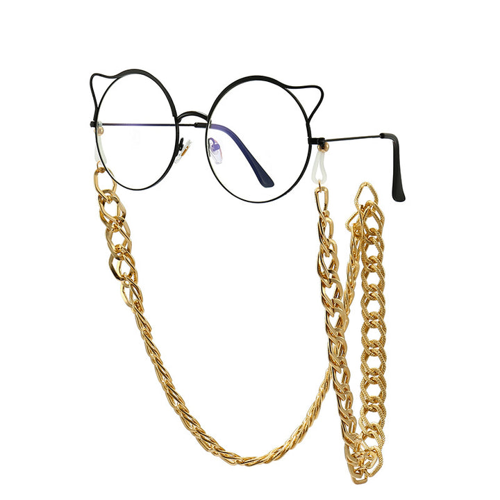 Chain-Detail Cat-Eye Glasses Stornfield