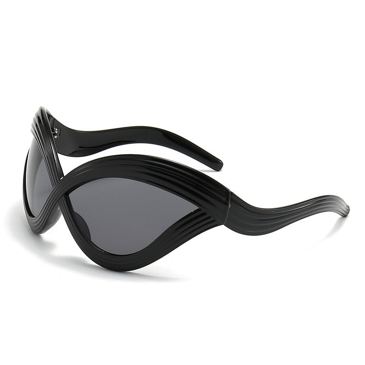 Women extraordinary sunglasses with curved design Stornfield