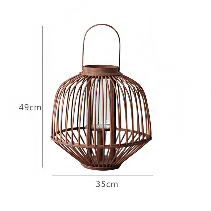 Decorative Rattan Lantern Stornfield