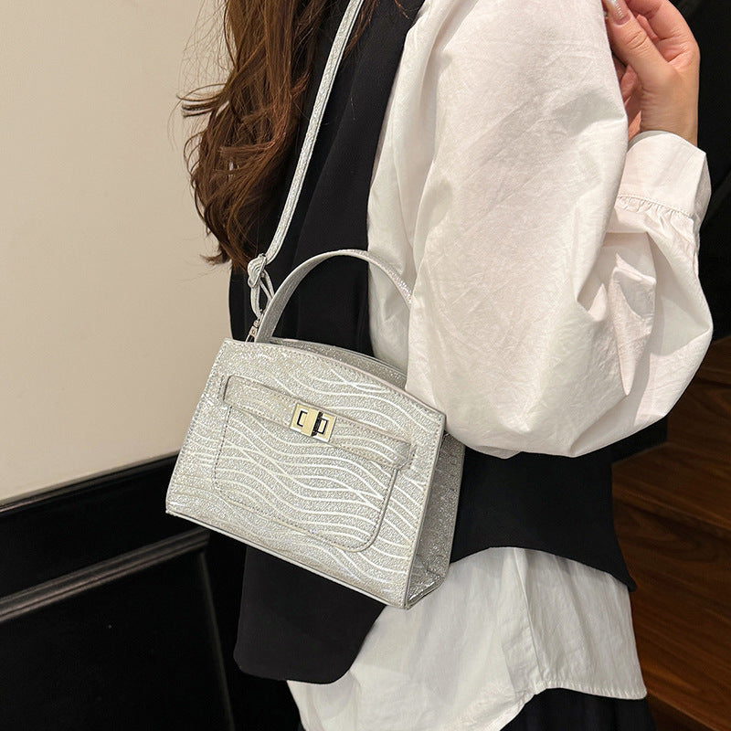 Elegant Structured Handheld Tote