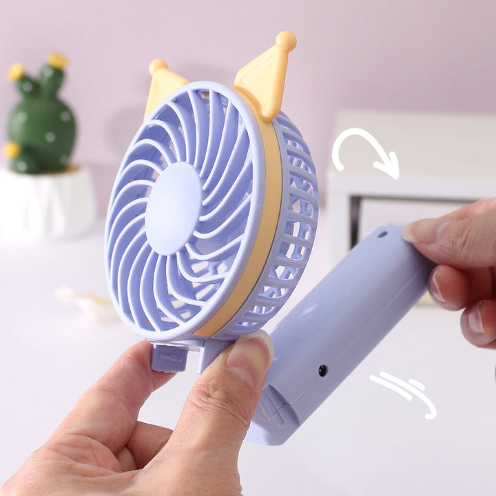 Unisex Funny Handheld Fan with Animal Ears Stornfield