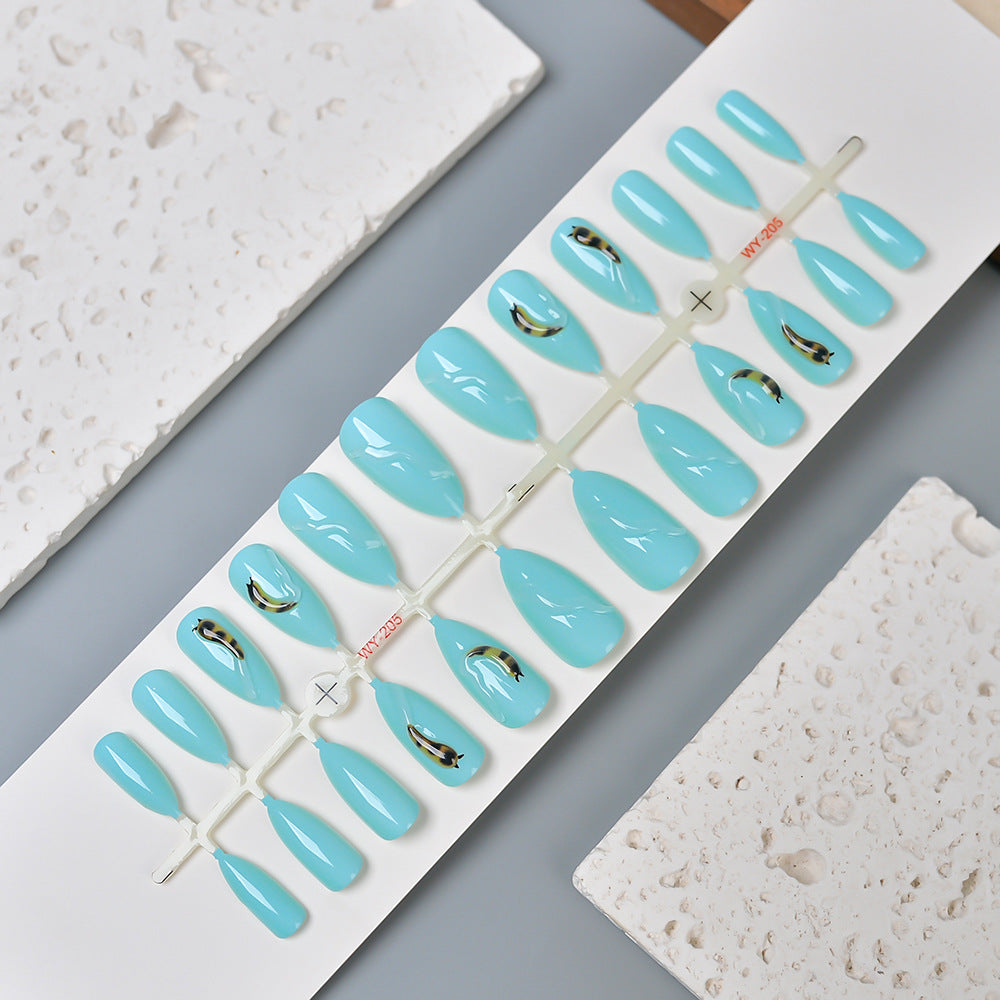 Stylish Decorative Press-On Nail Set Stornfield