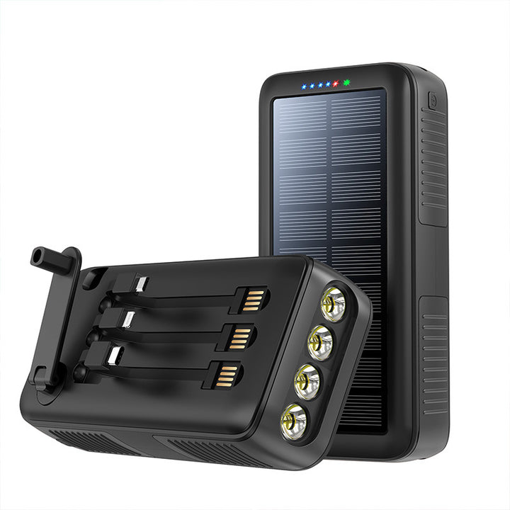 Solar Powerbank with Multifunctional LED Lights Stornfield
