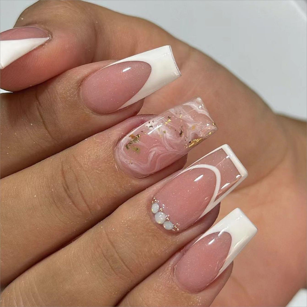 Luxury Marble Nail Art Extensions