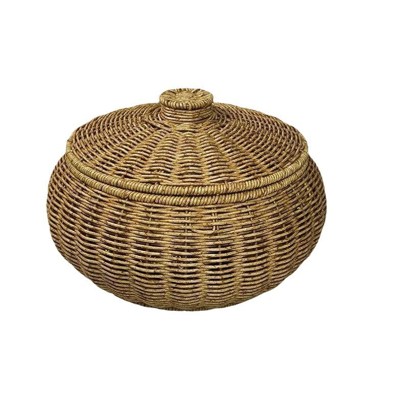 Lidded Woven Storage Container Stornfield