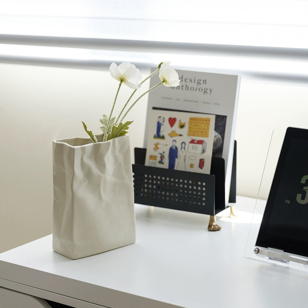 Modern Textured Ceramic Vase