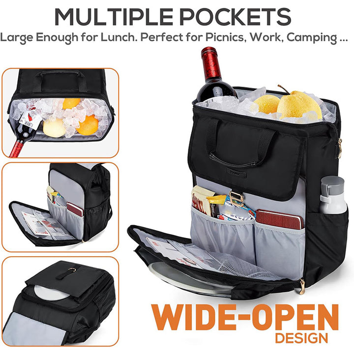 Versatile and Stylish Backpack with Insulated Compartment Stornfield