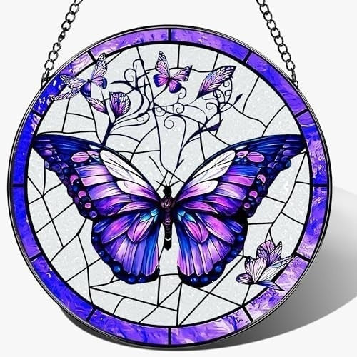 Stained Glass Butterfly Wall Art Stornfield