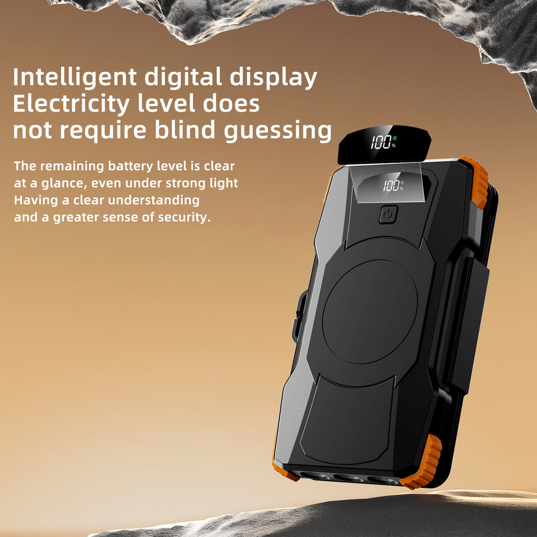 High-performance solar power bank with integrated LED lighting Stornfield