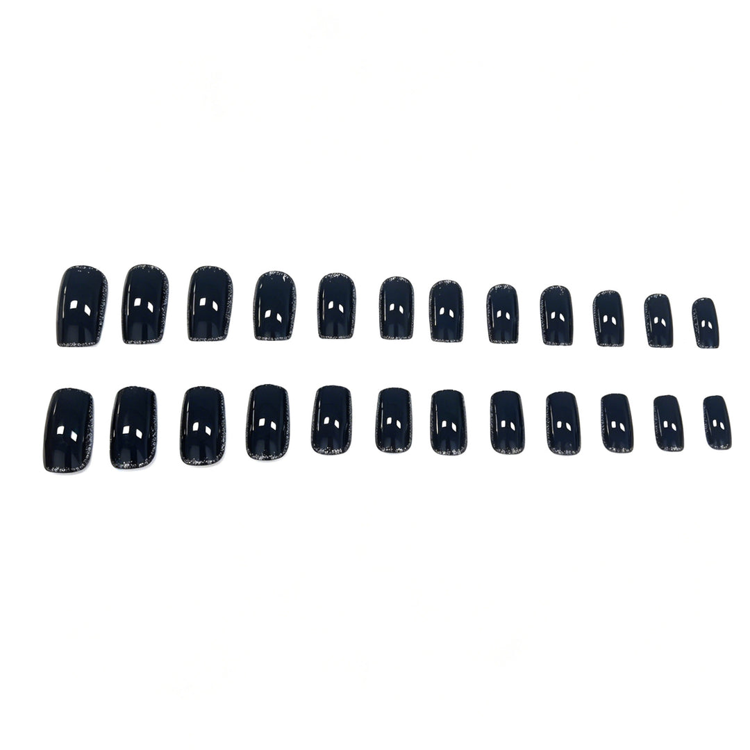 Elegant Rhinestone-Trimmed Gel Nail Enhancements Stornfield