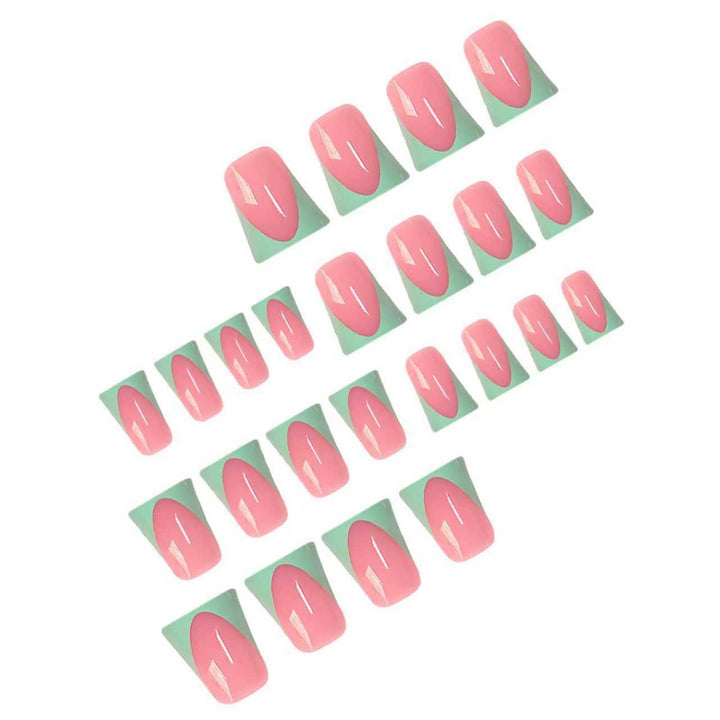 Geometric Nail Art Extensions Stornfield