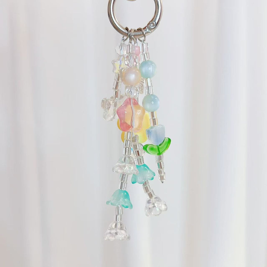 Decorative Flower Charm Keychain Stornfield 1790134623