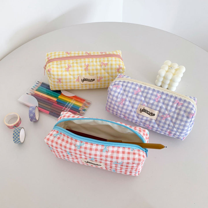 Stylish Quilted Pencil Case Stornfield
