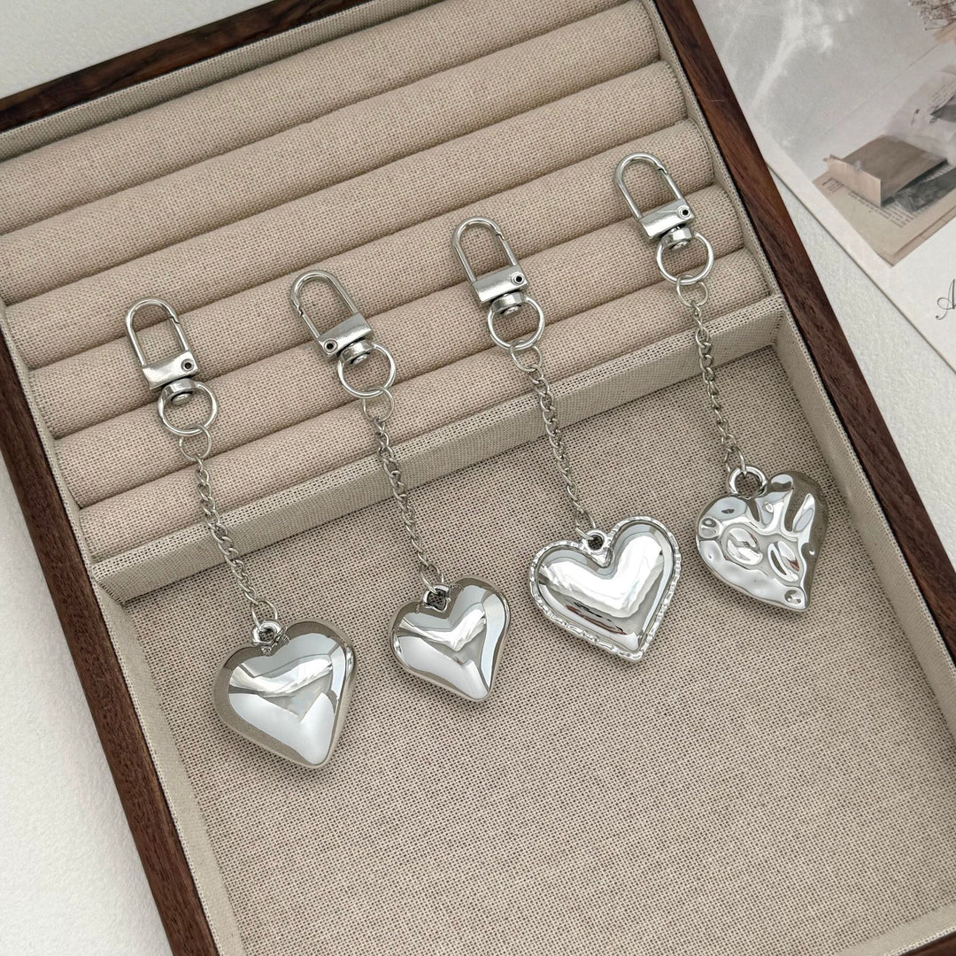 Heart-Shaped Metal Keychain Stornfield