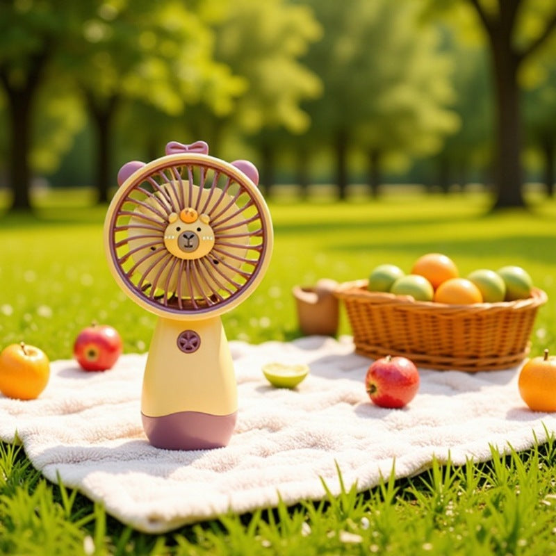 Unisex Portable Mini Hand Fan with Ergonomic Grip and USB Charging Function Stornfield