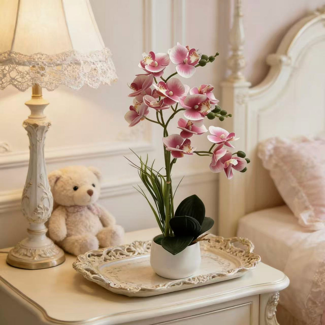 Exquisite Artificial Orchid Display