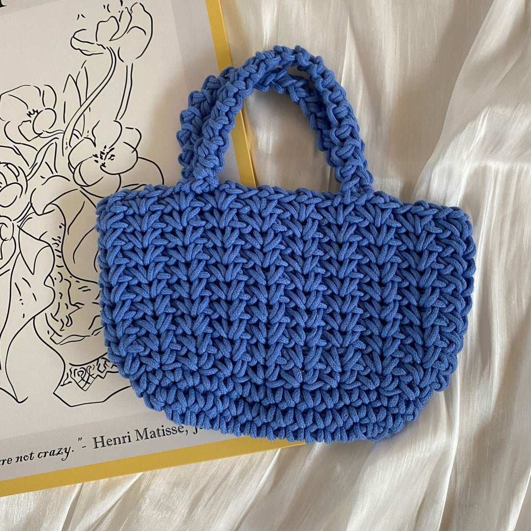 Hand-knotted cotton bag Stornfield