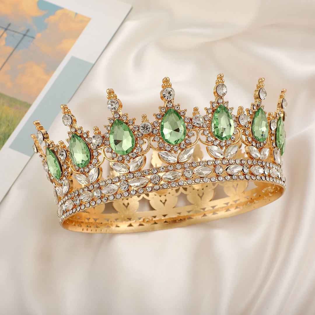 Ladies Luxurious Festive Crown with Shining Gemstones Stornfield