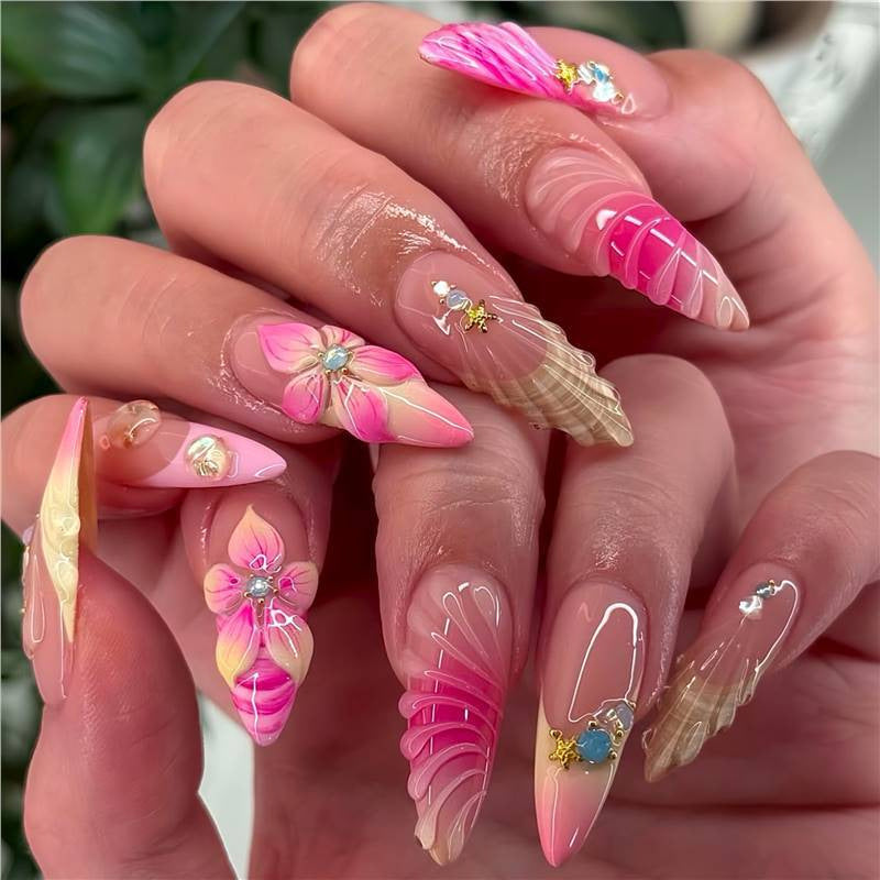 Glamorous Stiletto Nail Extensions Stornfield