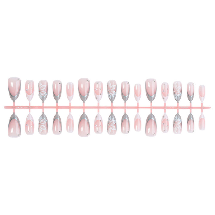 Creative Nail Art Set with Elegant Jewelry Accents Stornfield